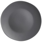 Тарелка обеденная " SHADOW" 26, 5 см серая (мал.уп.=4шт./кор=24шт.) BRONCO 577-185