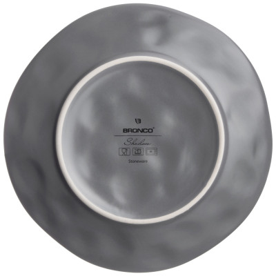 Набор посуды обеденный "SHADOW" на 4 пер. 16 пр. серый (кор=2наб.) BRONCO 577-189-2