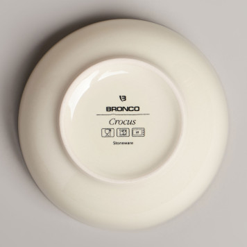 Тарелка суповая " CROCUS" 16 см 700 мл (мал.уп.=4шт./кор=24шт.) BRONCO 577-210-1