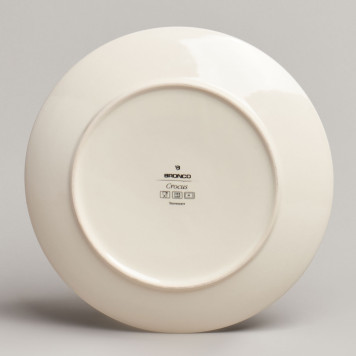 Тарелка обеденная " CROCUS" 27 см беж (мал.уп.=4шт./кор=24шт.) BRONCO 577-218-2