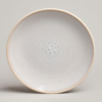 Тарелка закусочная " CROCUS" 20, 5 см беж (мал.уп.=4шт./кор=24шт.) BRONCO 577-219