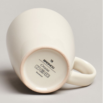 Кружка " CROCUS" 350 мл беж (мал.уп.=4шт./кор=24шт.) BRONCO 577-221-1