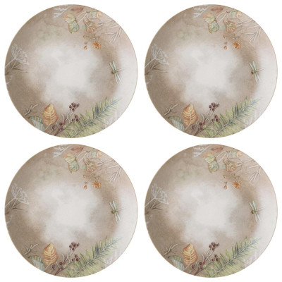 Набор посуды обеденный GRASSLAND на 4 пер. 12 пр.: 25,5 см, 20,5 см, 18 см BRONCO 579-504-2