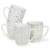 Набор кружек "DREAMS" 4 шт. 360 мл. BRONCO 582-126-1