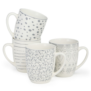 Набор кружек "DREAMS" 4 шт. 360 мл. BRONCO 582-126-1