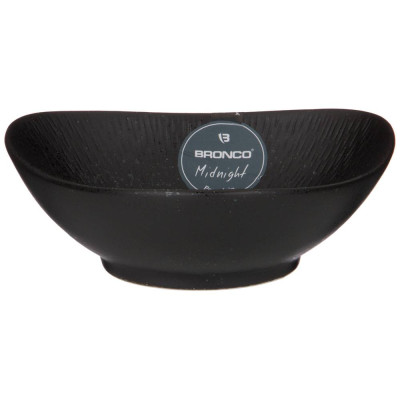 Салатник треугольный " MIDNIGHT" 500 мл 16, 5*5, 5 см (мал.=2шт./кор=36шт.) BRONCO 62-121-1