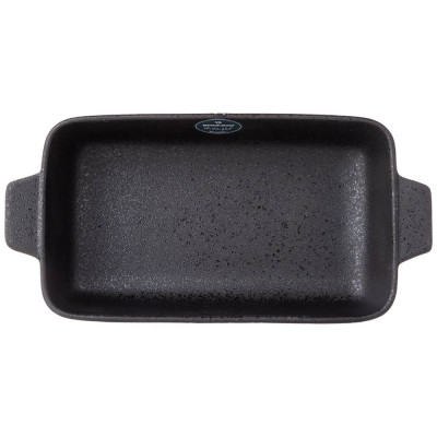 Блюдо прямоугольное с ручками "MIDNIGHT" 33,5*16,5*7 см (кор=12шт.) BRONCO 62-127-1