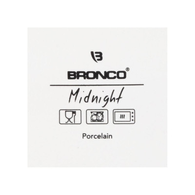 Блюдо прямоугольное с ручками "MIDNIGHT" 33,5*16,5*7 см (кор=12шт.) BRONCO 62-127-2