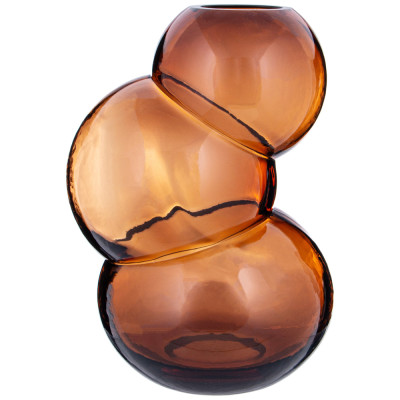 Ваза "VISION" brown 18.5*18.5*26 cm BRONCO 694-051-1