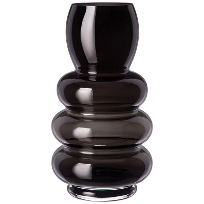 Ваза "VISION" grey 15.5*15.5*30 cm BRONCO 694-052