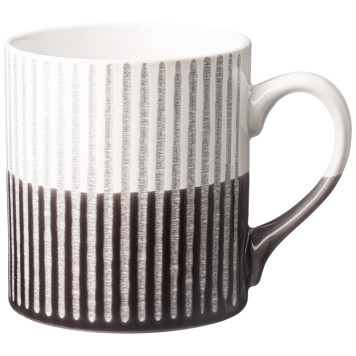 Кружка бело-серая 530 мл (кор=36шт) BRONCO 756-399