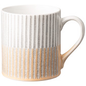 Кружка бело-бежевая 530 мл (кор=36шт) BRONCO 756-415