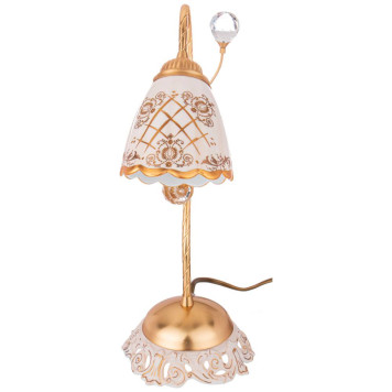 Лампа настольная "ELEGANZA" патрон e14 диаметр 14,5 см высота 35 см CAROLINE 325-121-1