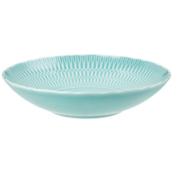 Тарелка суповая "СОФИЯ ГОЛУБАЯ" 22 см мал.уп.=6шт без упак. CMIELOW 676-125