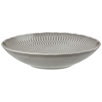 Тарелка суповая "СОФИЯ СЕРАЯ" 22 см мал.уп.=6шт без упак. CMIELOW 676-133