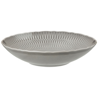 Тарелка суповая "СОФИЯ СЕРАЯ" 22 см мал.уп.=6шт без упак. CMIELOW 676-133