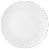 Тарелка обеденная "СОФИЯ ОТВОДКА ПЛАТИНА" 28 см мал.уп.=6 шт без упак. CMIELOW 676-146
