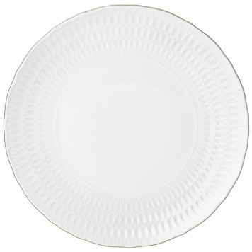 Тарелка обеденная "СОФИЯ ОТВОДКА ПЛАТИНА" 28 см мал.уп.=6 шт без упак. CMIELOW 676-146