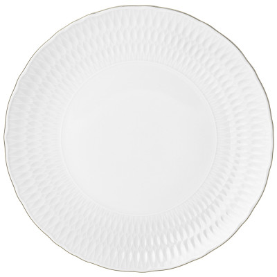 Тарелка обеденная "СОФИЯ ОТВОДКА ПЛАТИНА" 28 см мал.уп.=6 шт без упак. CMIELOW 676-146
