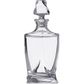 Графин "КВАДРО" 850 мл. высота=28 см. (кор=1шт.) CRYSTAL BOHEMIA 669-208