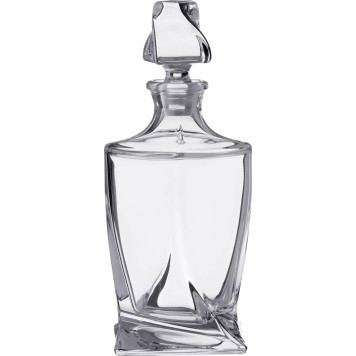 Графин "КВАДРО" 850 мл. высота=28 см. (кор=1шт.) CRYSTAL BOHEMIA 669-208