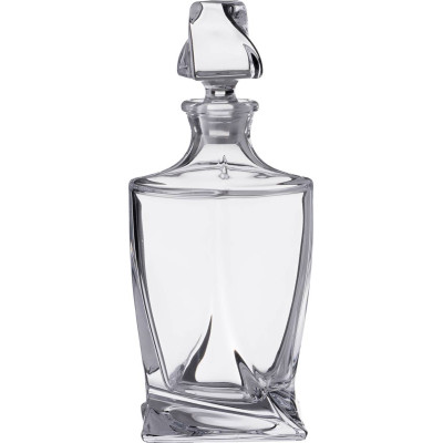 Графин "КВАДРО" 850 мл. высота=28 см. (кор=1шт.) CRYSTAL BOHEMIA 669-208