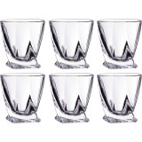 Набор стопок из 6 шт. "КВАДРО" 55 мл высота=6 см (кор=10набор.) CRYSTALITE BOHEMIA 669-140