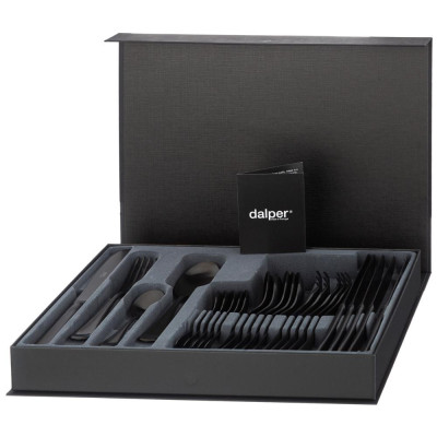 Набор столовых приборов "ÁFRICA BLACK" на 6 персон 24 пр. DALPER 638-203-1
