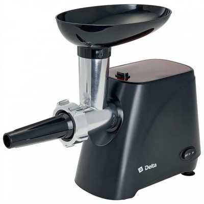 Мясорубка DELTA DL-6106M черный с красным-1