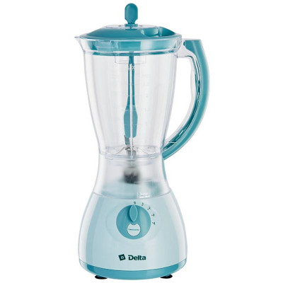 Блендер с кофемолкой DELTA DL-7310 серо-голубой-1