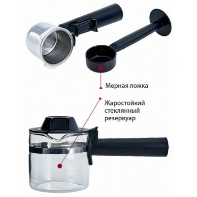 Кофеварка DELTA LUX DL-8150K черный-3