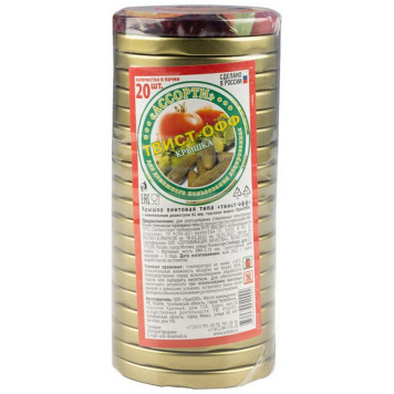 Крышка для консервирования Ассорти твист-офф III-82 (20шт)