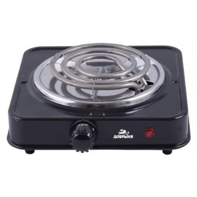 Плитка электрическая (1 конф.) Добрыня DO-2205B черная