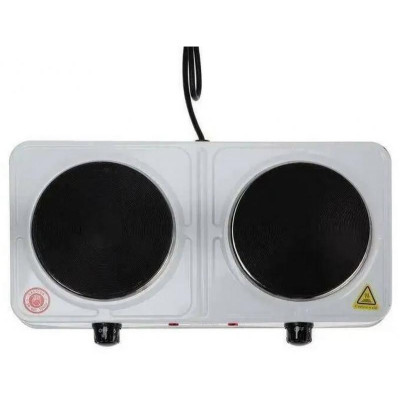 Плитка электрическая (2 конф.) Добрыня DO-2209W белая-1