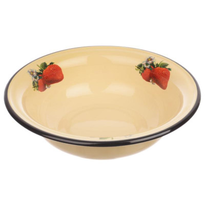 С0310.П*59 Миска 2л Клубника Садовая, палевая