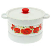 С1720.3 Мантоварка 7.5л эмал. деколь 2 вставки С1720.3 Мантоварка 7.5л эмал. деколь 2 вставки