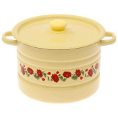 С1720.3П Позница-Мантоварка 7.5л эмал., деколь, 2 вставки, с пласт.кнопкой С1720.3П Позница-Мантоварка 7.5л эмал., деколь, 2 вставки, с пласт.кнопкой