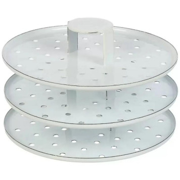 С1722.3*118 Позница-Мантоварка 9.0л эмал., Каприче, 3 вставки, с пластм. кнопкой-4