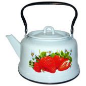 2713*59 С Чайник эм. 3.5л деколь Клубника садовая (закат.дно)