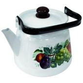 С2716.3*63 Чайник эм. 3,5л. сфер. Дар лета, белый, с кнопкой