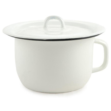 С40908 Горшок эмал. 1.9л светлый