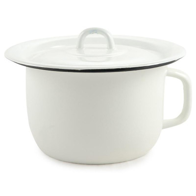 С40908 Горшок эмал. 1.9л светлый