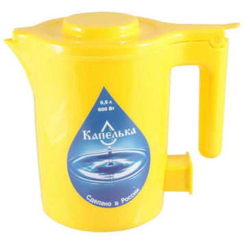 003910 Чайник электрический 'Капелька' 0.5л (желтый)