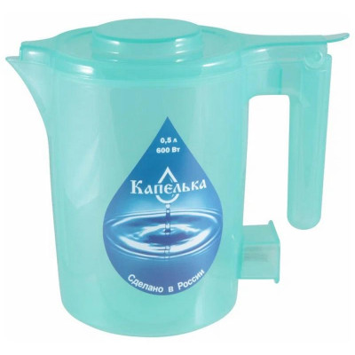 003911 Чайник электрический 'Капелька' 0.5л (зеленый)