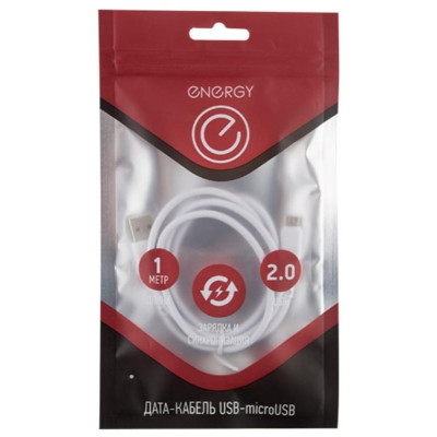 006288 Кабель Energy ET-05 USB/MicroUSB, белый-1