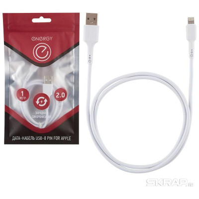 006290 Кабель Energy ET-05 USB/Type-C, белый