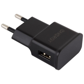 006384 Сетевое зарядное устройство Energy ET-09, 1 USB разъем, черный-1