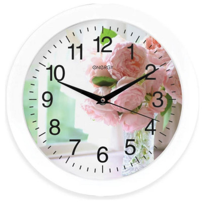 Часы настенные Energy EC-96 цветы (009469)
