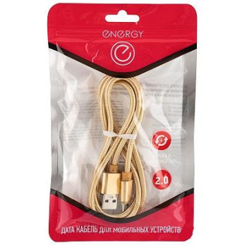 104099 Кабель Energy ET-28 USB/MicroUSB, золотой-1
