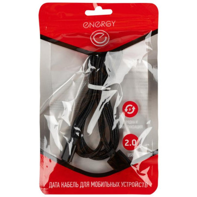 104102 Кабель Energy ET-25 USB/MicroUSB, черный-1